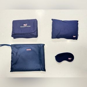 Vineyard Vines travel blanket / pillow / mask